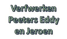 verfwerken Peeters Eddy